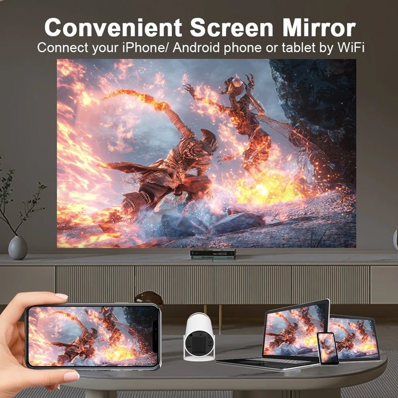 HY300mini HD 1080P Portable Home Projector
